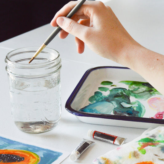 Three Floral Gouache Painting Projects