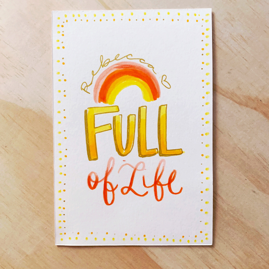Let's Make Art Matter for Rebecca- October 2019