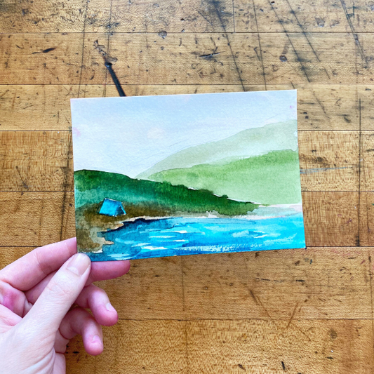 Let's Make Art Matter for Father's- June 2020 Watercolor