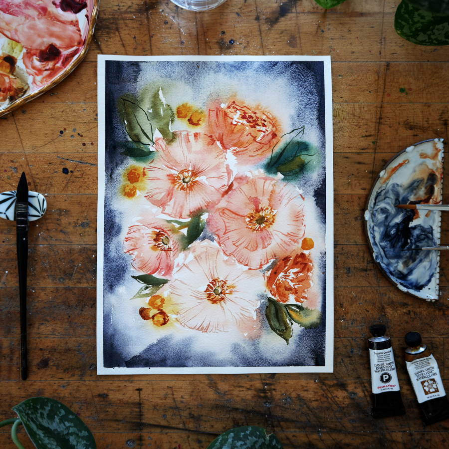 Atmospheric Icelandic Poppies - Digital Kit