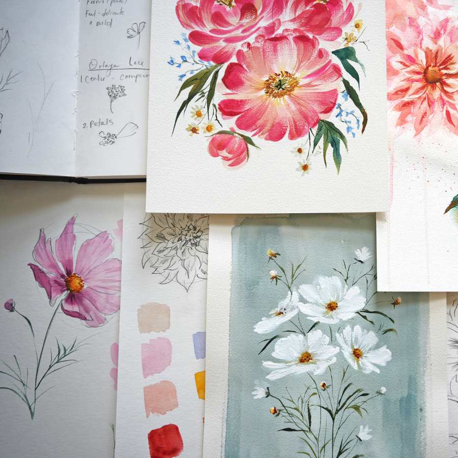 Expressive Florals Digital Course