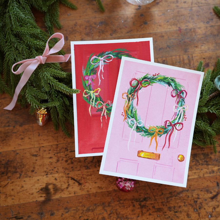 Merry Everything Holiday Card Making Gouache Course (Pre-Order)