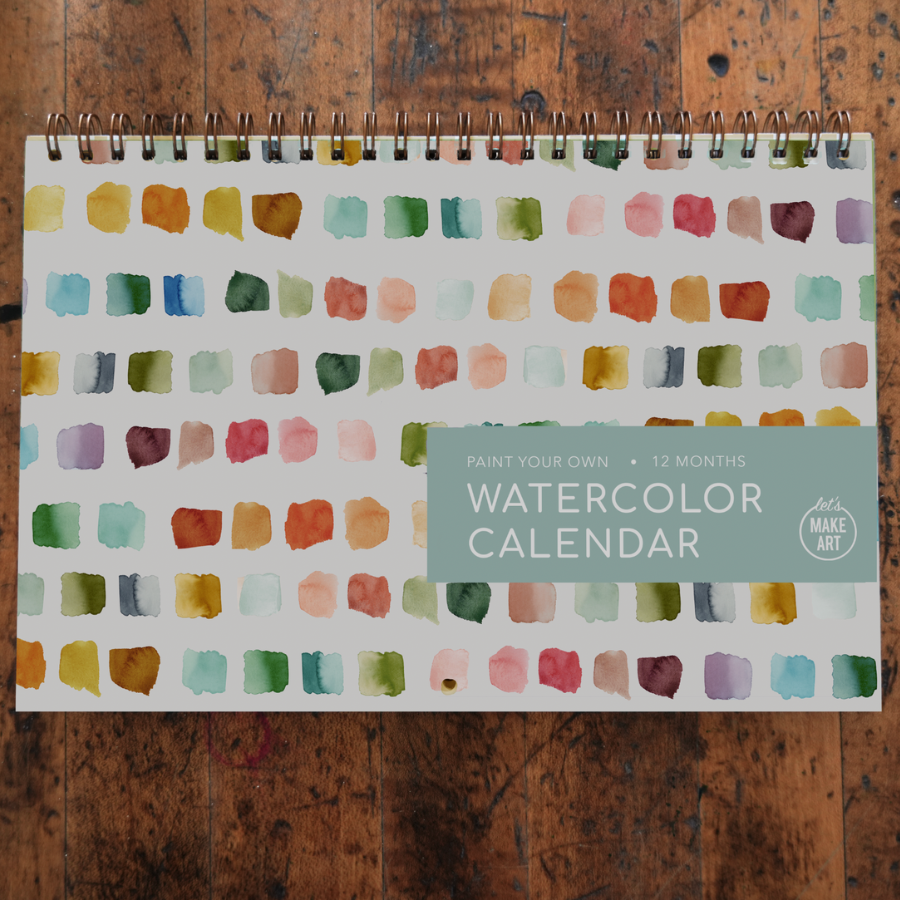 Let's Make Art Watercolor Calendar