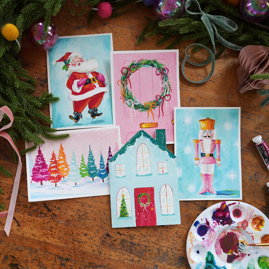 Merry Everything Holiday Card Making Gouache Course (Pre-Order)