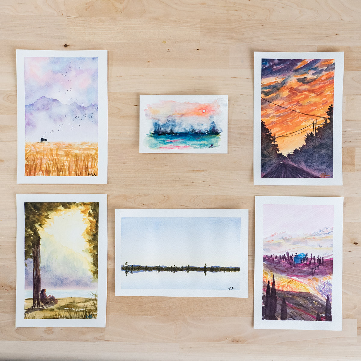 Landscapes　with　Kolbie　Creative　Des–　from　Let's　This　Watercolor　Make　Art　Blume　Writing