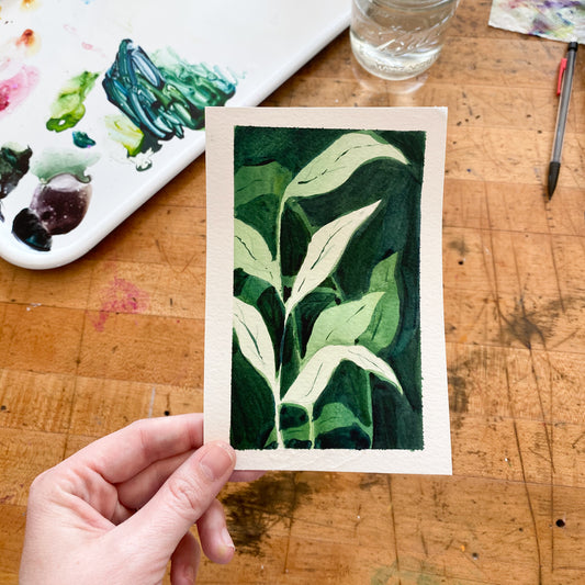 Let's Make Art Matter for the Love for the Elderly Organization- Watercolor August 2020