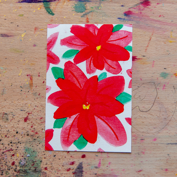 Let's Make Art Matter for YOU - Tis the Season Mini Kids Art Project