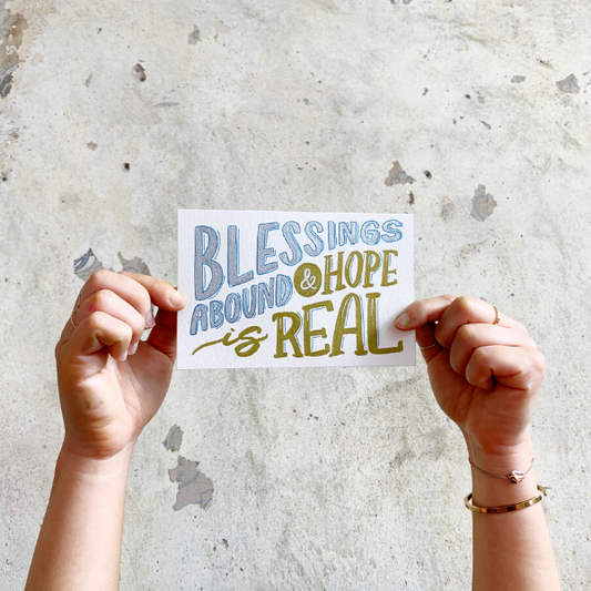 Let's Make Art Matter for Minda- May 2020 Lettering