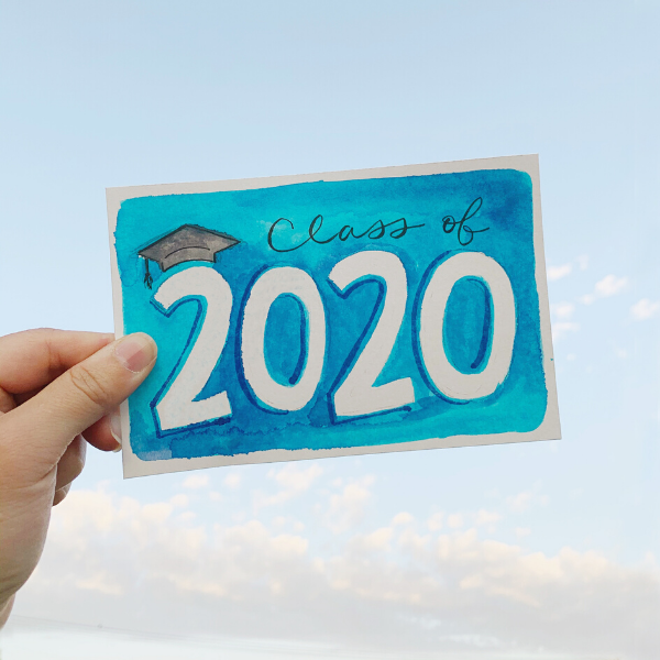 Let's Make Art Matter for Sage and the Class of 2020 - June 2020 Lettering