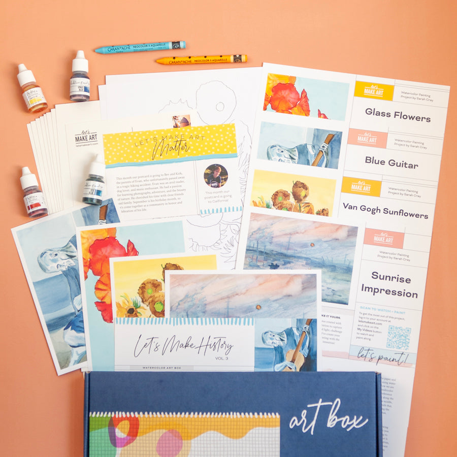 Let's Make History Vol. 3 Watercolor Art Box