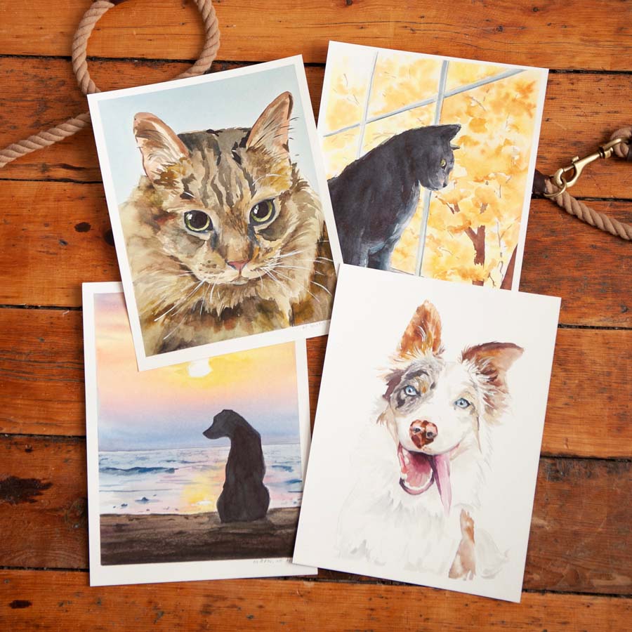 Pals With Paws Watercolor Art Box