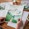 Calling Mountain Watercolor Project Kit