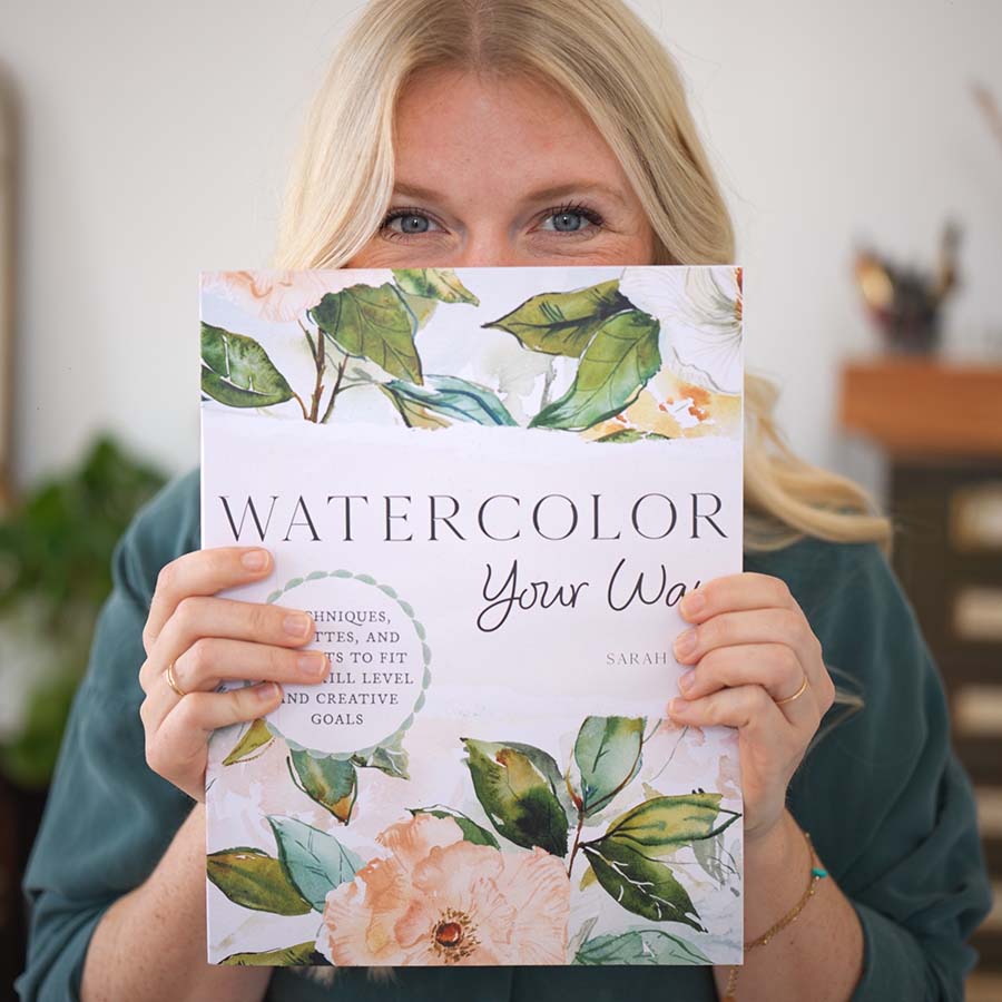 Watercolor Your Way by Sarah Cray - Signed Copy