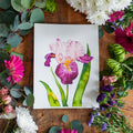 Bearded Iris Watercolor Project Kit