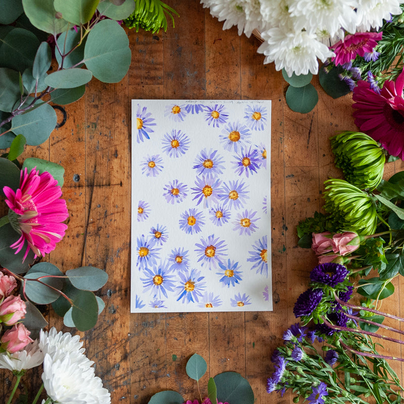Language of Flowers Watercolor Art Box