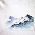 Snowy Mountains Watercolor Project Kit