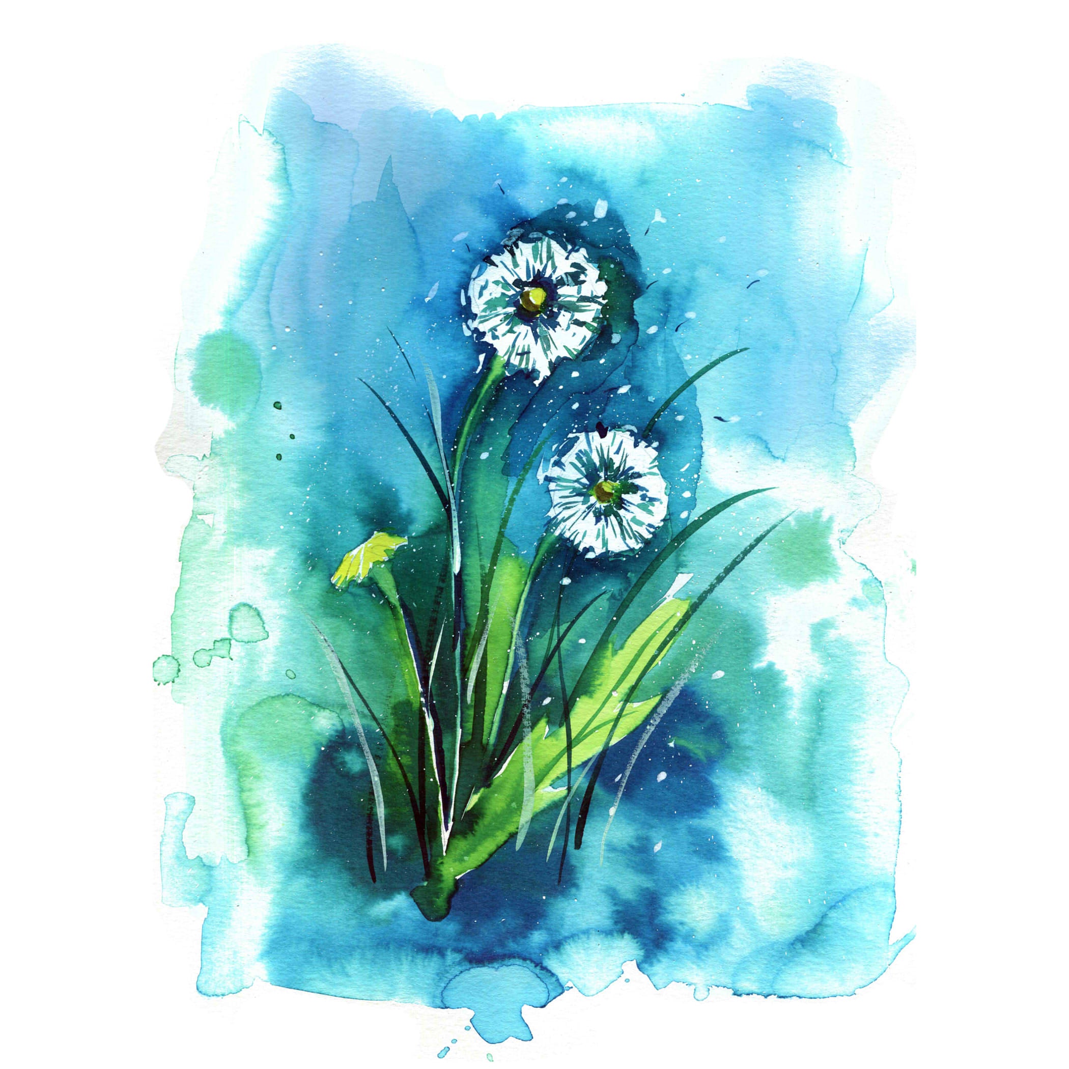 Dandelions Watercolor Kit