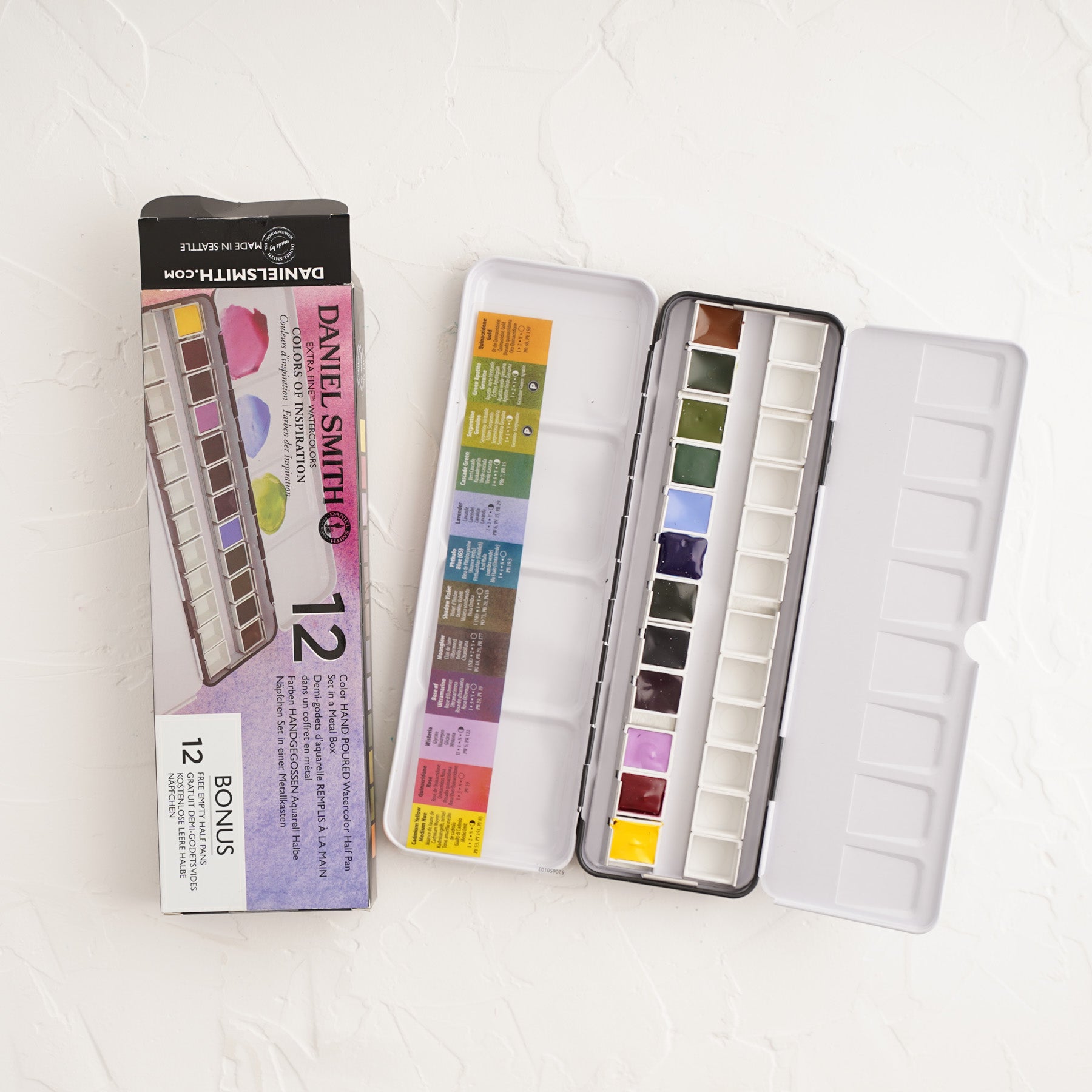 Daniel Smith Extra Fine Watercolor Half Pan Set 2 - Colors of Inspirations