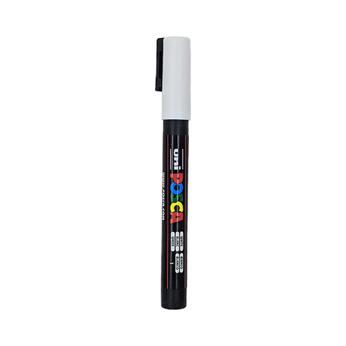 Posca White Acrylic Paint Marker (3m Fine)– Let's Make Art