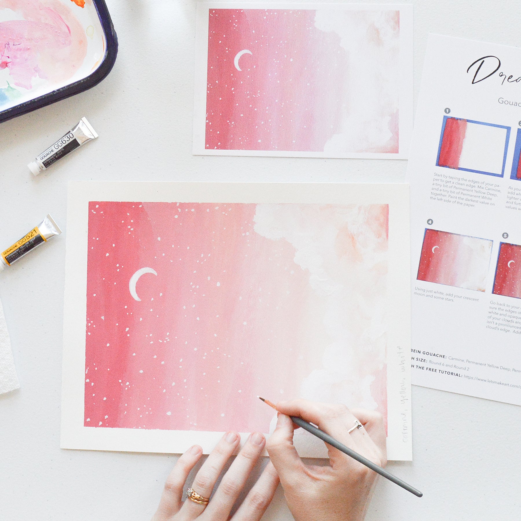 Dreamy Clouds Gouache Kit