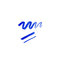 Fude Touch Sign Brush Pen - Blue