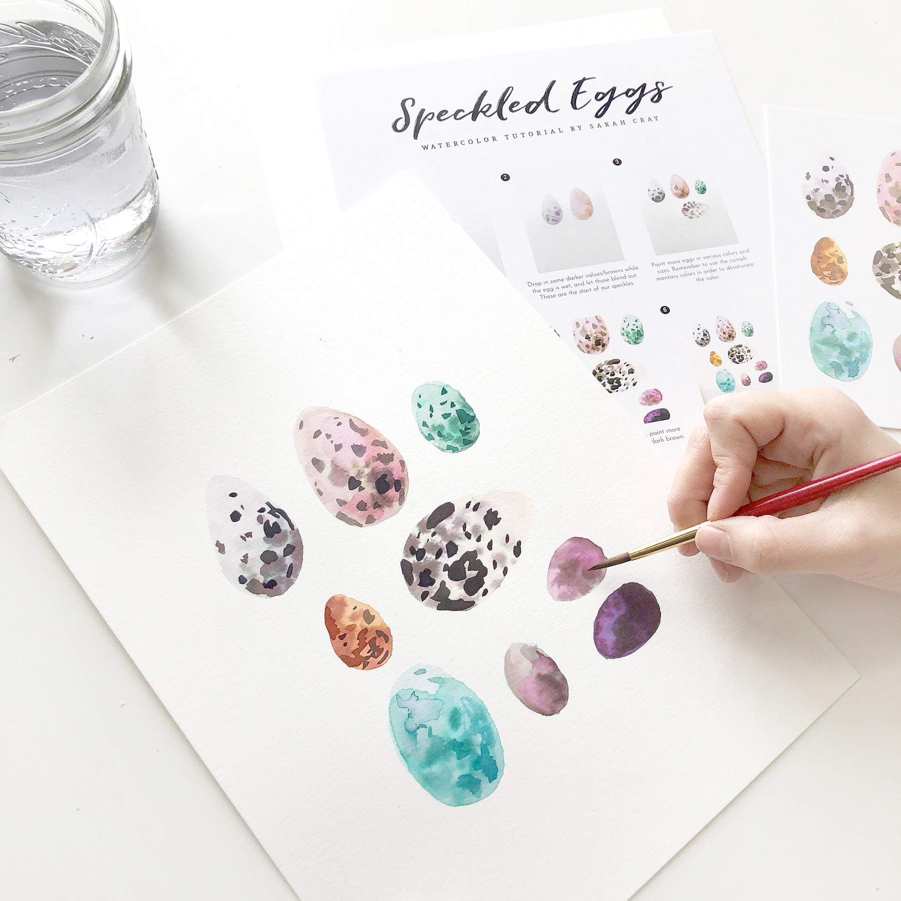 Speckled Eggs Watercolor Kit