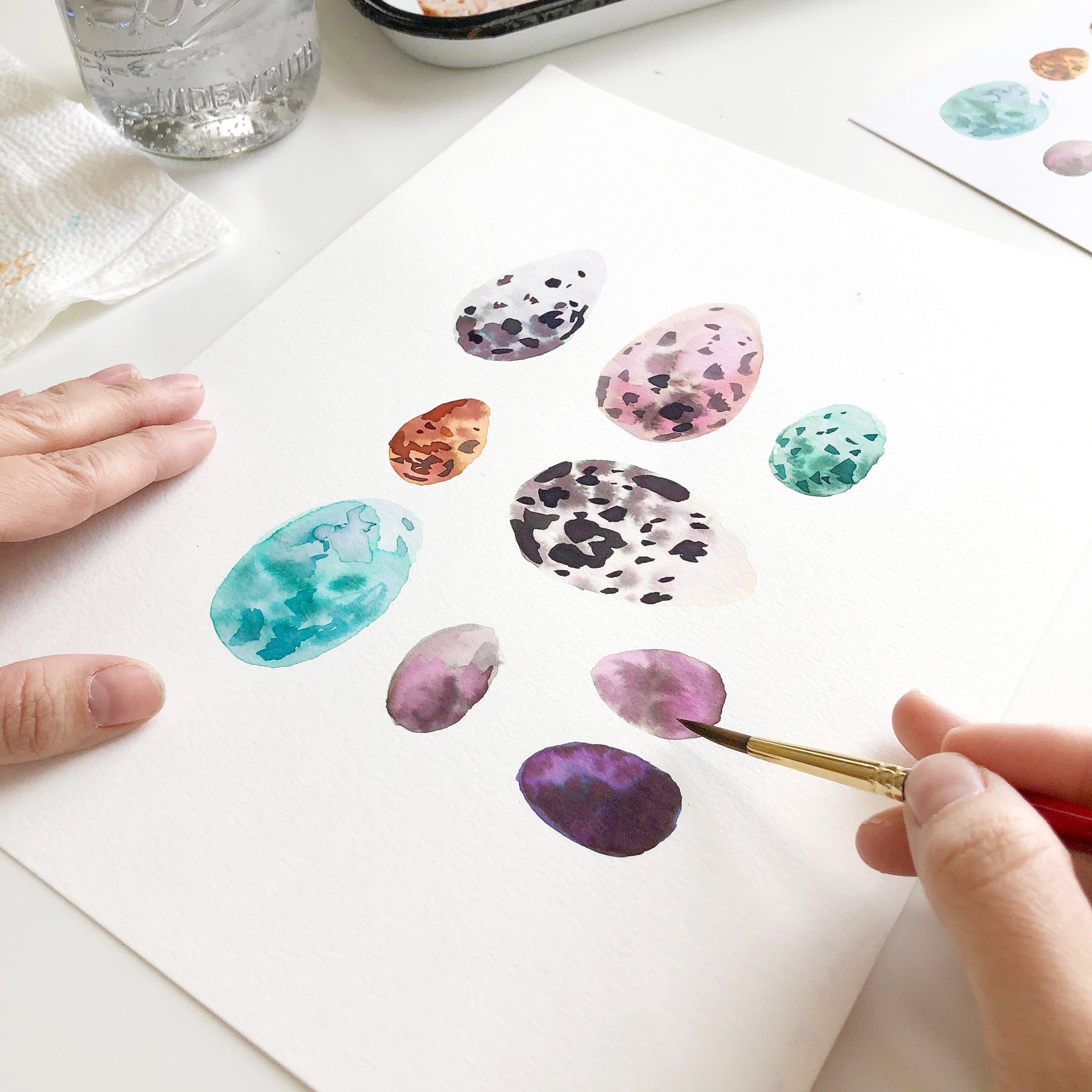 Speckled Eggs Watercolor Kit