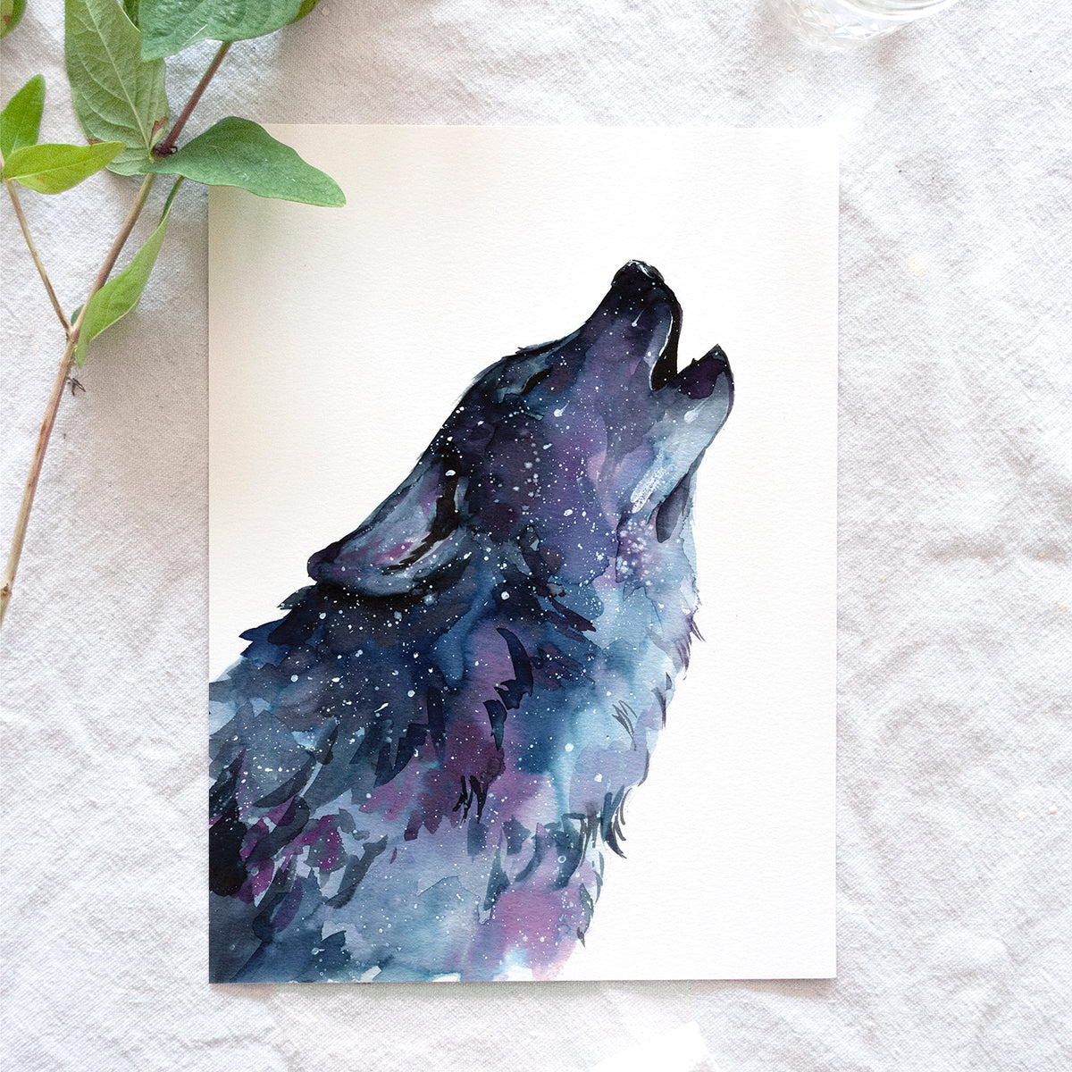 Galaxy Wolf Watercolor Kit