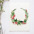 Holiday Wreath Watercolor Kit