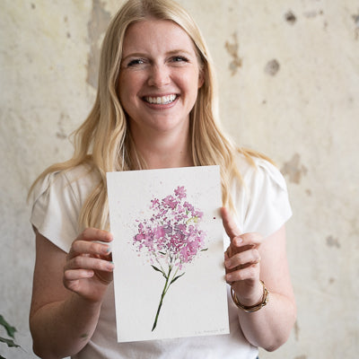 Flower Sprig Watercolor Kit
