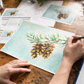 Pinecones Watercolor Kit