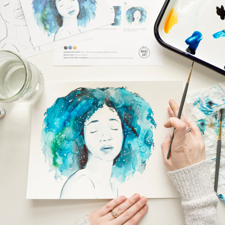 Galaxy Hair Watercolor Kit