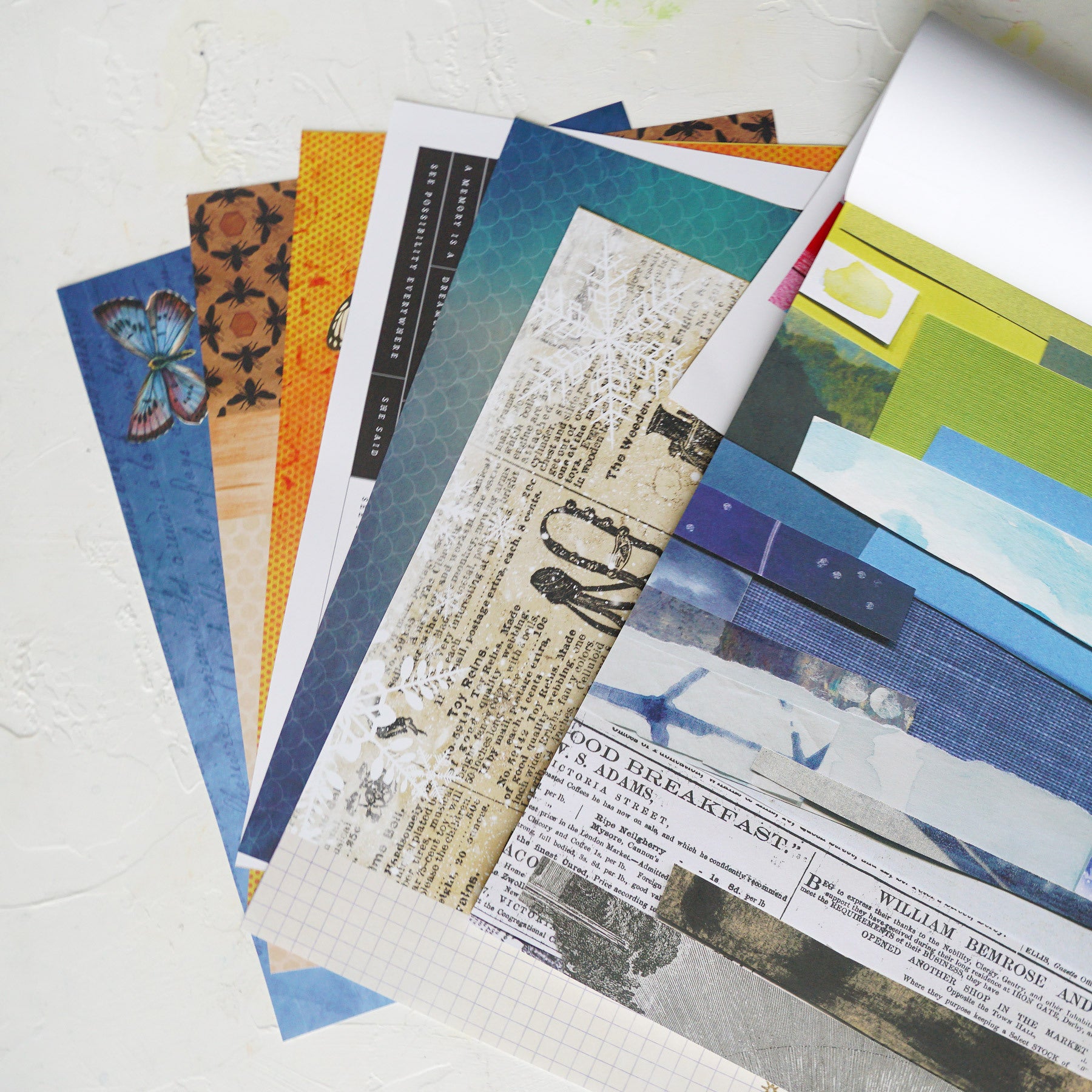 Jesse Petersen's Custom Collage Paper Pad - Volume 1