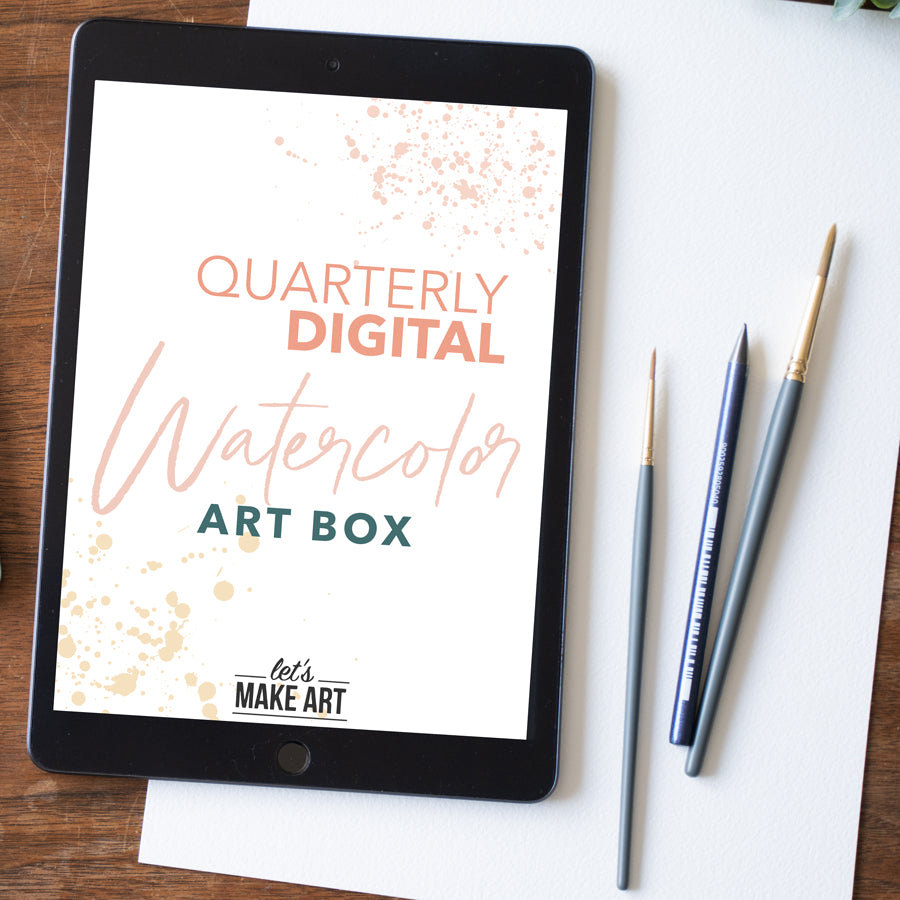 Digital Watercolor Art Box Quarterly Offering #4 2023
