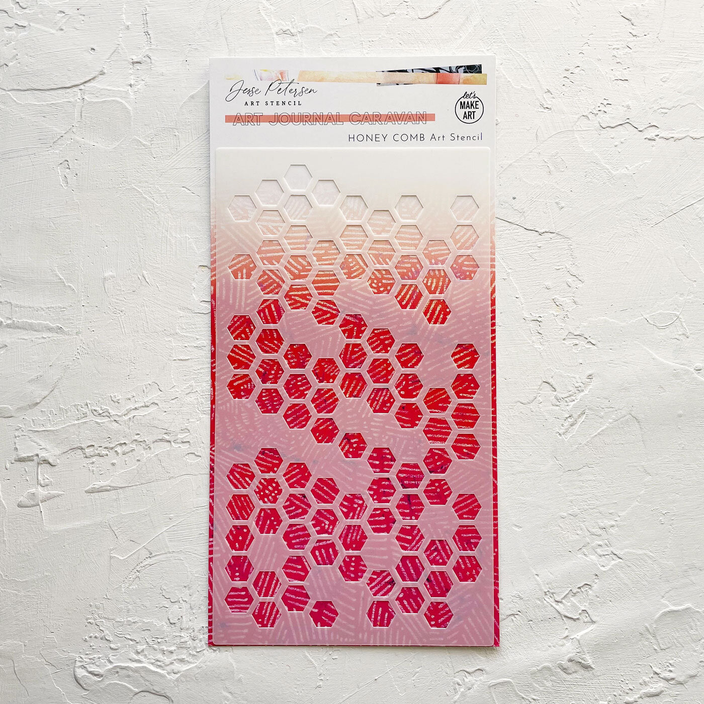 Honeycomb Art Stencil by Jesse Petersen