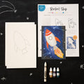 Rocket Ship Kids Art Kit