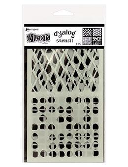 Dylusions Dyalog Stencil - Stencil It