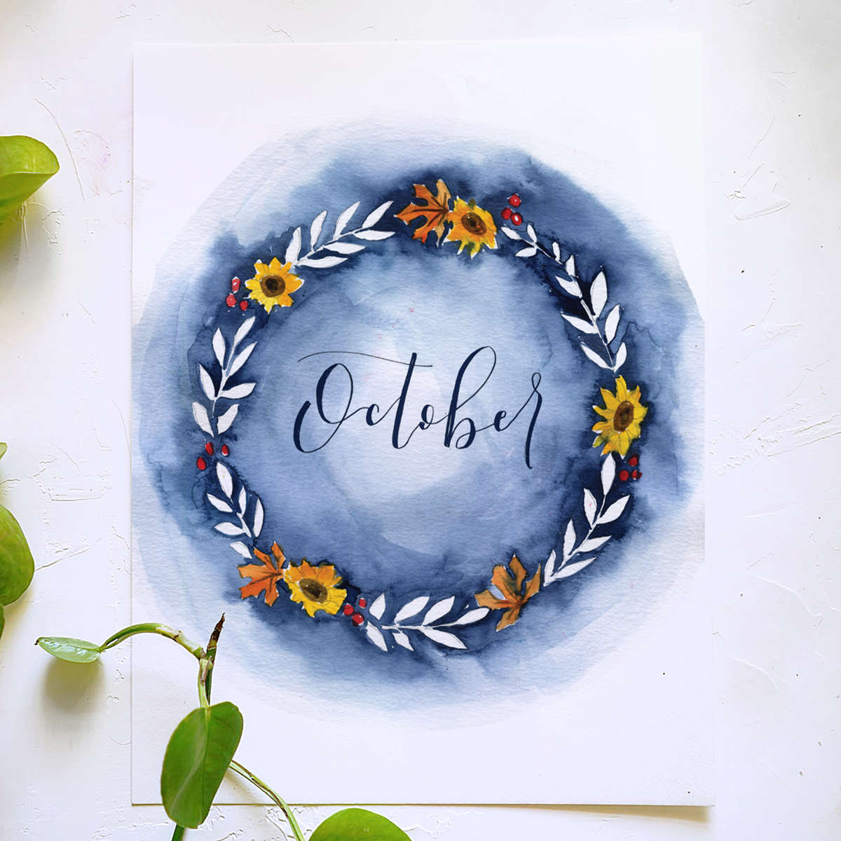 Fall Wreath Watercolor Kit