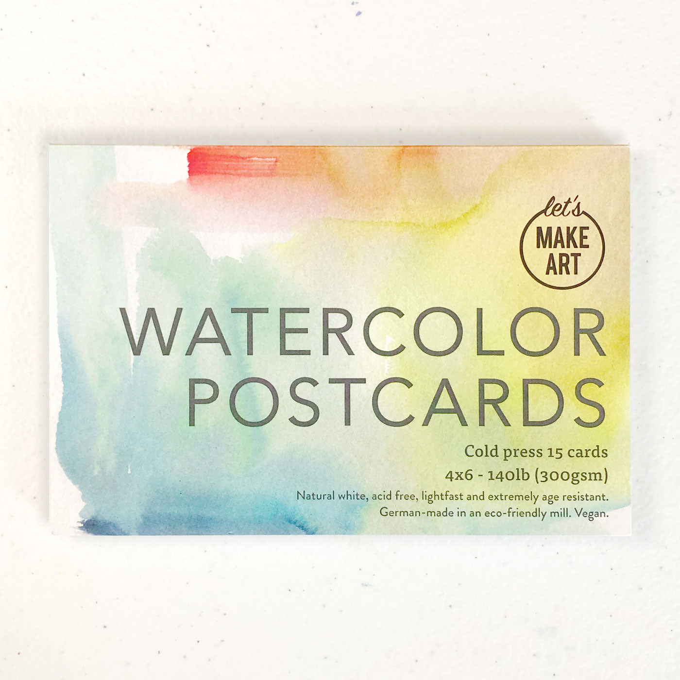 Abstract Art 4 X 6 Postcards, Photo Watercolor, Set of Six, Glossy