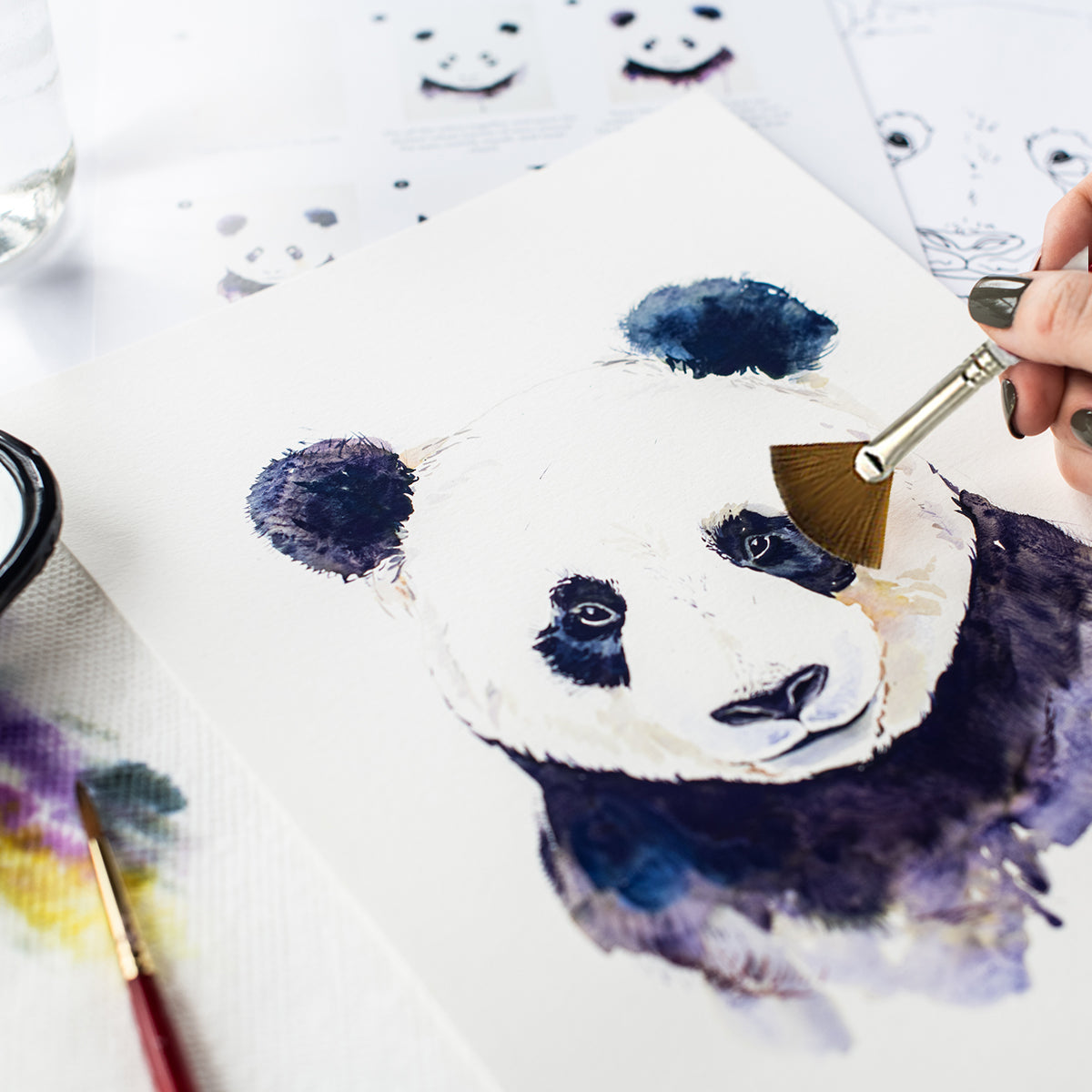 Panda Watercolor Kit