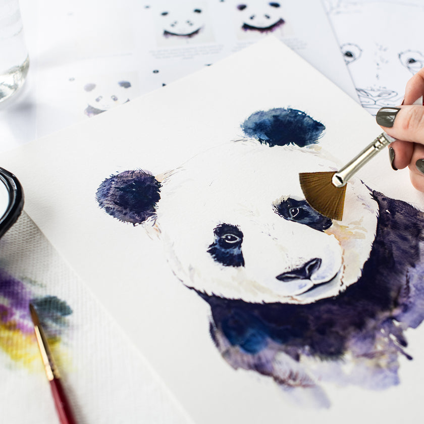 Panda Watercolor Kit